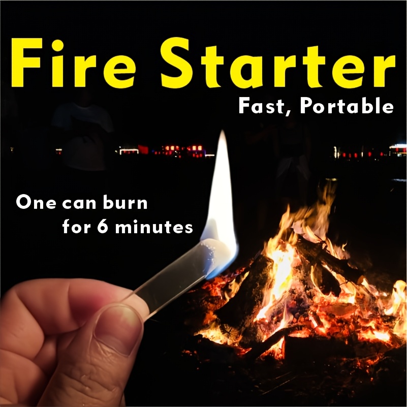 Bivy Bag Emergency - 50PCS Outdoor fire starter,waterproof and fire-resistant