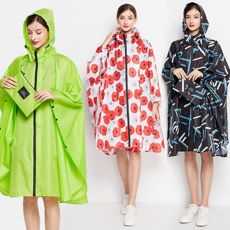 Colorful Plus Size Floral Rain - Emergency Poncho Rain incelemesi ve fiyatı
