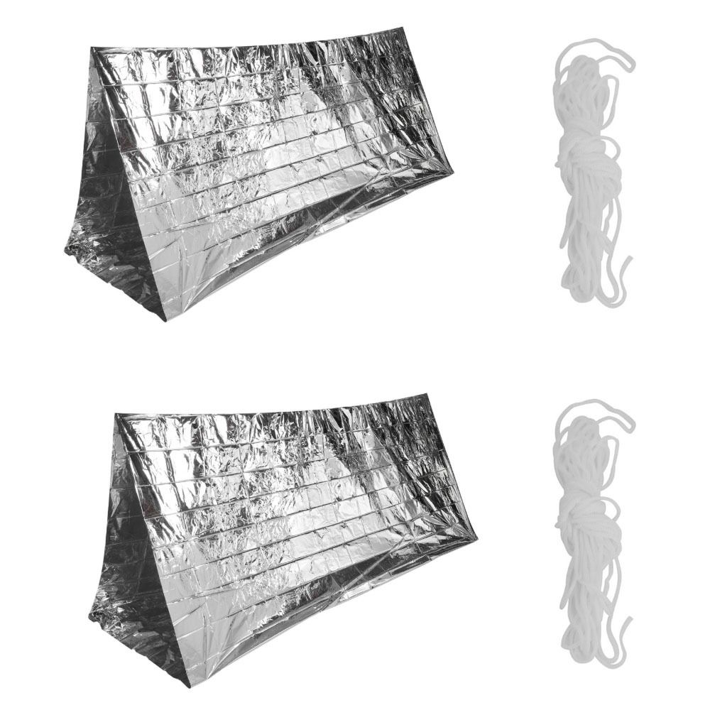 2 Pcs Durable Reflective Emerg - Survival Blanket Reflective incelemesi ve fiyatı