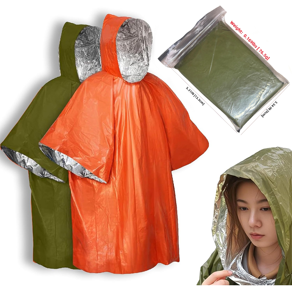 Camping Raincoat Waterproof Su - Survival Blanket Reflective incelemesi ve fiyatı