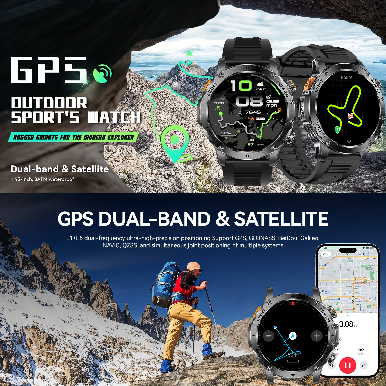 2025 New GPS Outdoor Sports Sm - Compass Lensatic incelemesi ve fiyatı