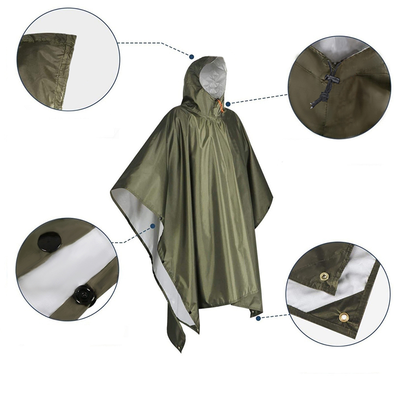 Heavy Duty Rain Poncho For Bac - Emergency Poncho Rain incelemesi ve fiyatı