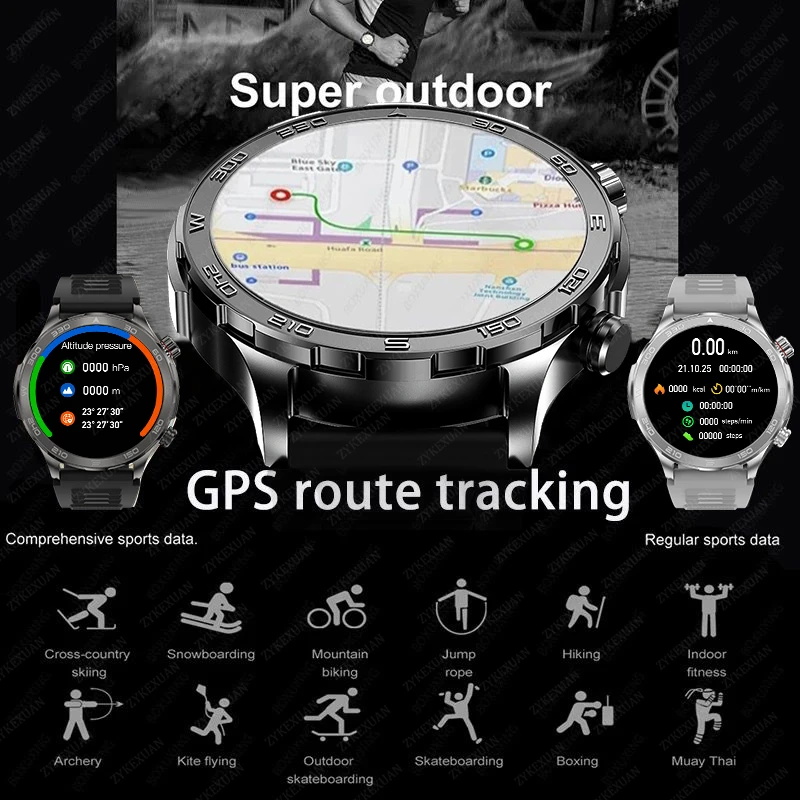 New GPS Track Smart Watch Men  - Compass Lensatic incelemesi ve fiyatı