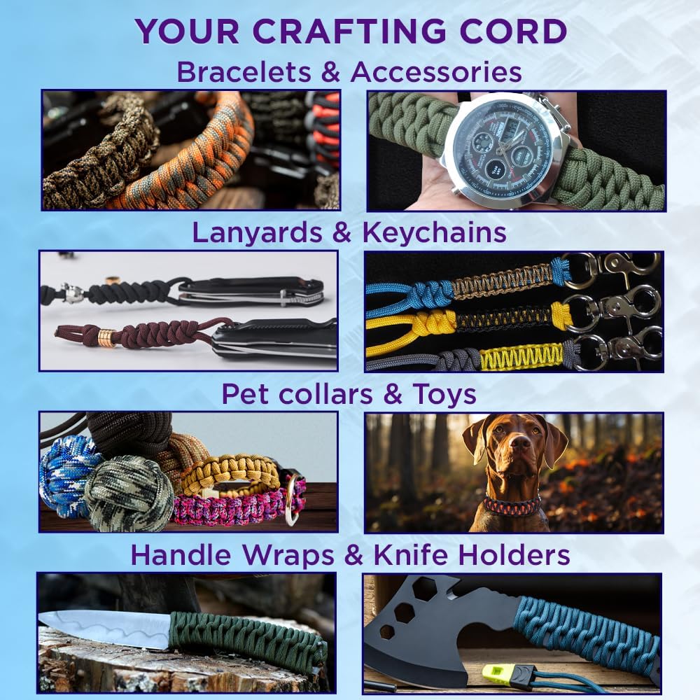 Reflective Paracord Rope 1000f - Para Cord 1000Ft incelemesi ve fiyatı