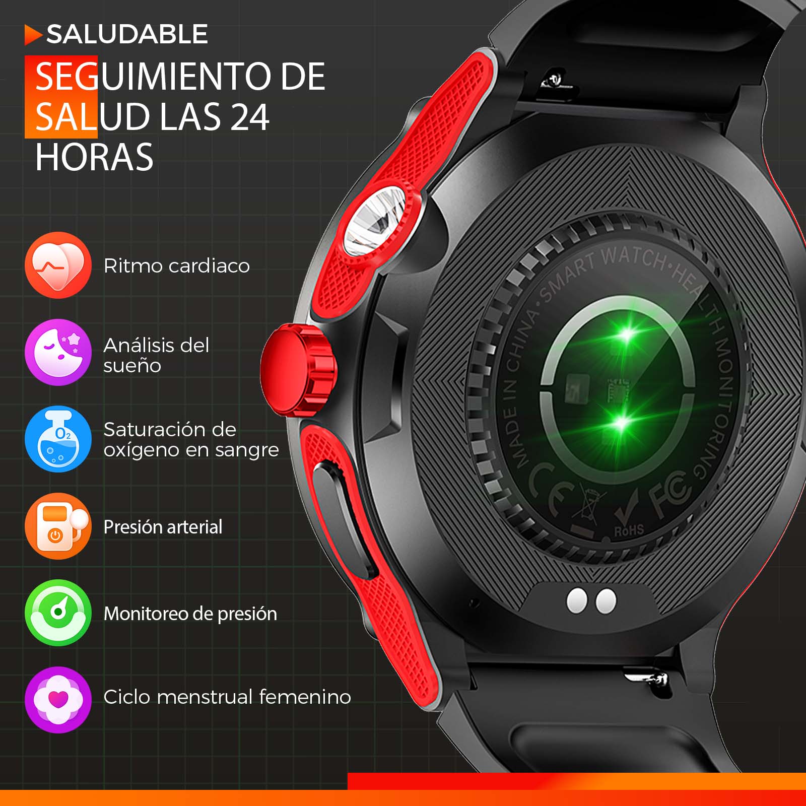 EIGIIS Smart Watch 3ATM Waterp - Compass Lensatic incelemesi ve fiyatı