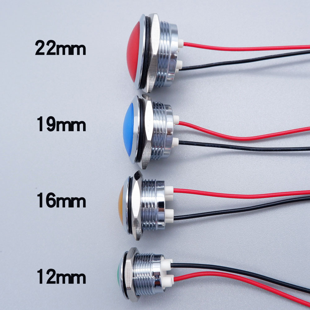 Metal LED Indicator Light 12mm - Signal Panel Orange incelemesi ve fiyatı