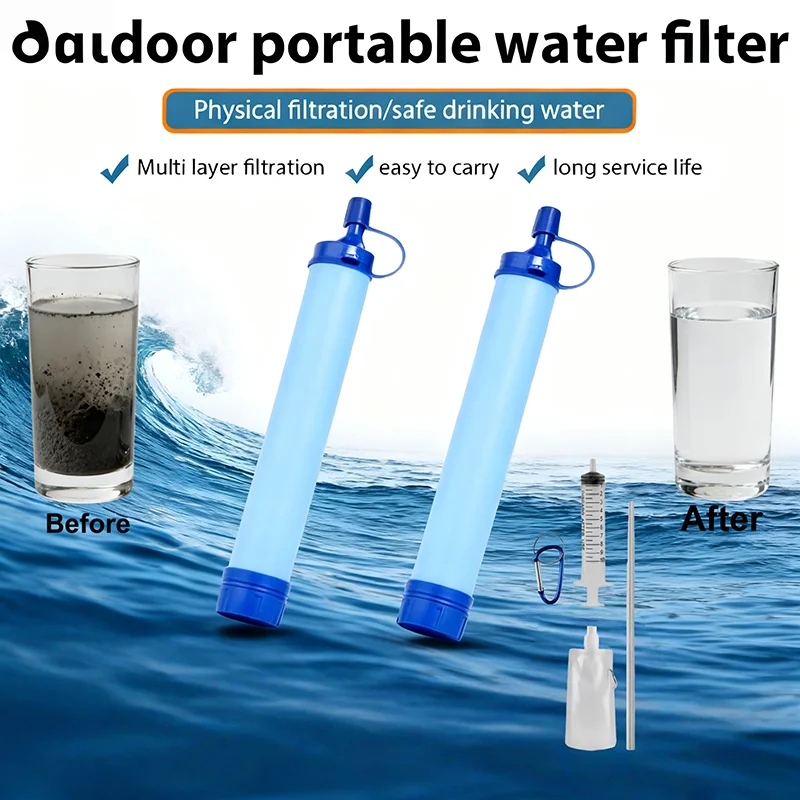 Outdoor Water Filter Straw Cam - Water Purification Straw incelemesi ve fiyatı