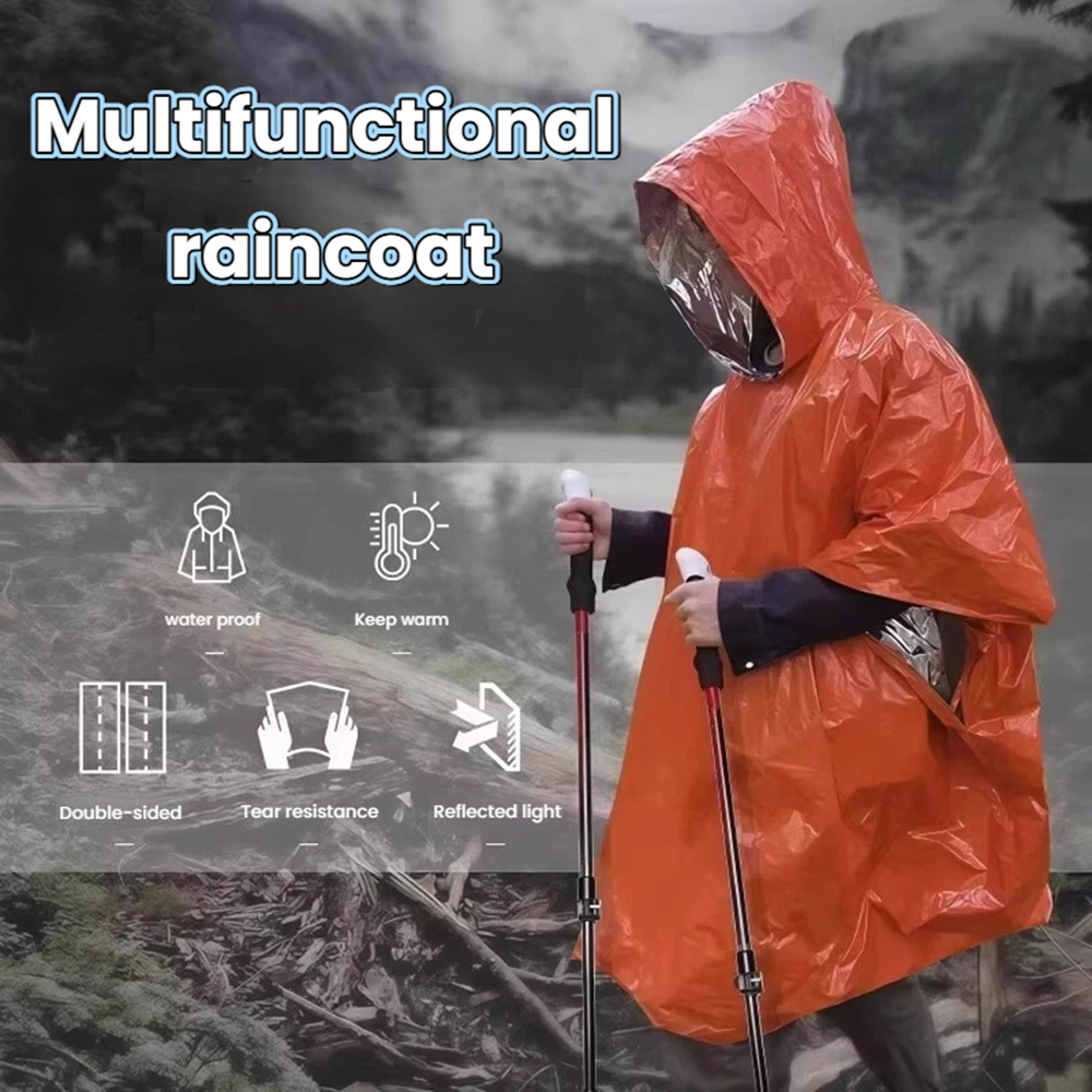 Portable Outdoor Emergency Rai - Emergency Poncho Rain incelemesi ve fiyatı