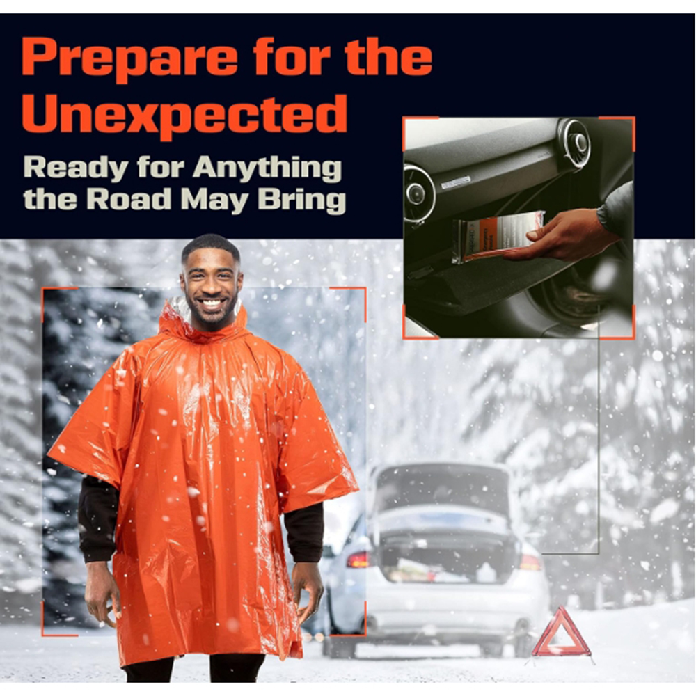 Portable Outdoor Emergency Rai - Emergency Poncho Rain incelemesi ve fiyatı