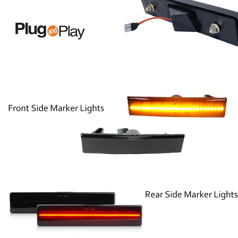 Front Amber / Rear Red LED Car - Signal Flare Kit incelemesi ve fiyatı