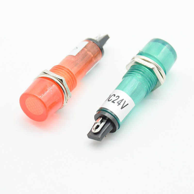 5Pcs 220V 12V 24V DC Mounting  - Signal Panel Orange incelemesi ve fiyatı