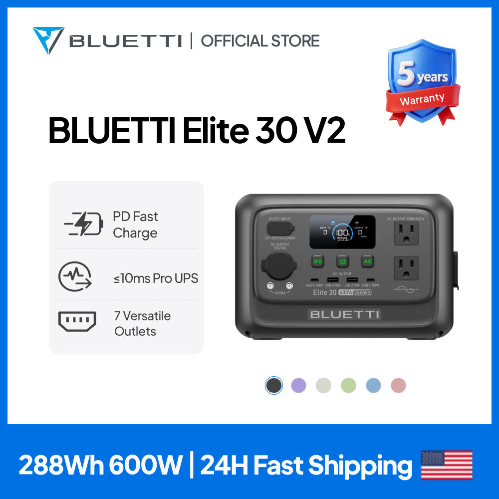 【Renew】BLUETTI Elite 30 V2 Por - Solar Emergency Charger incelemesi ve fiyatı