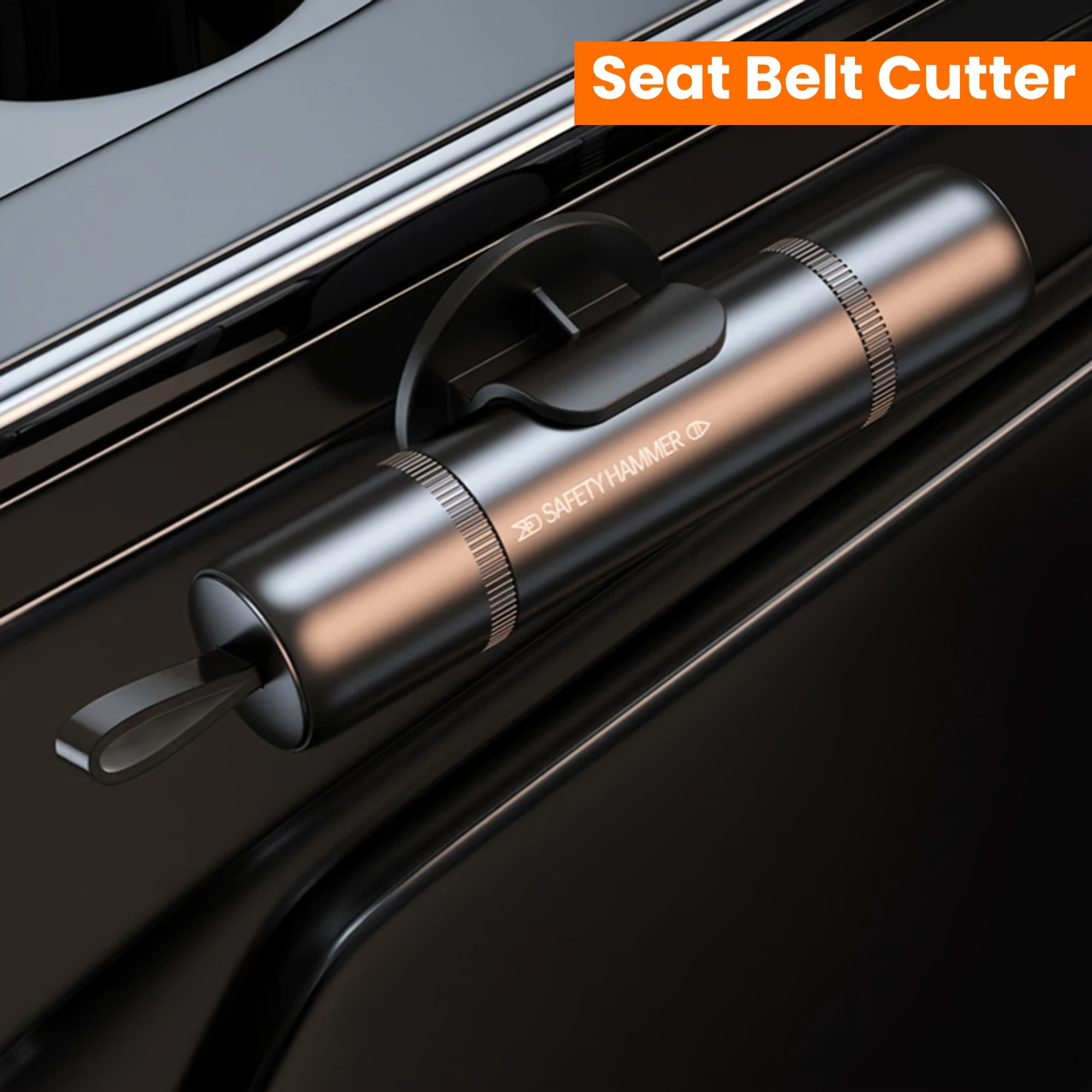 2-in-1 Car Safety Hammer with  - Rescue Rope Throw incelemesi ve fiyatı