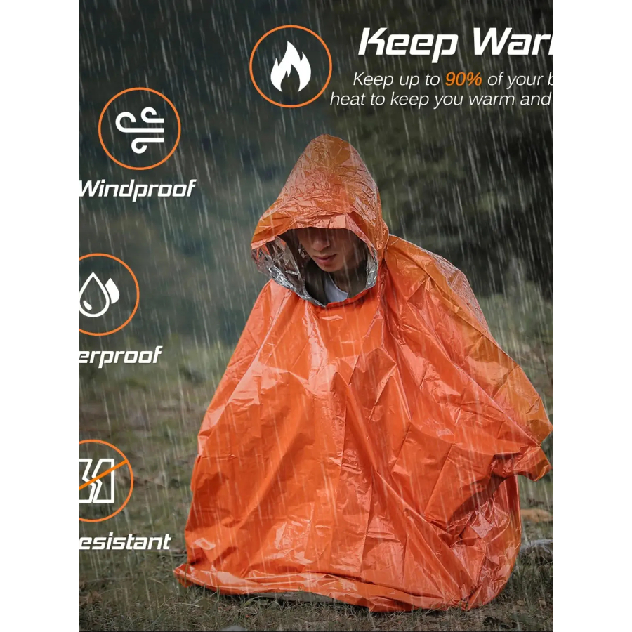 Emergency Rain Poncho Thermal  - Emergency Poncho Rain incelemesi ve fiyatı