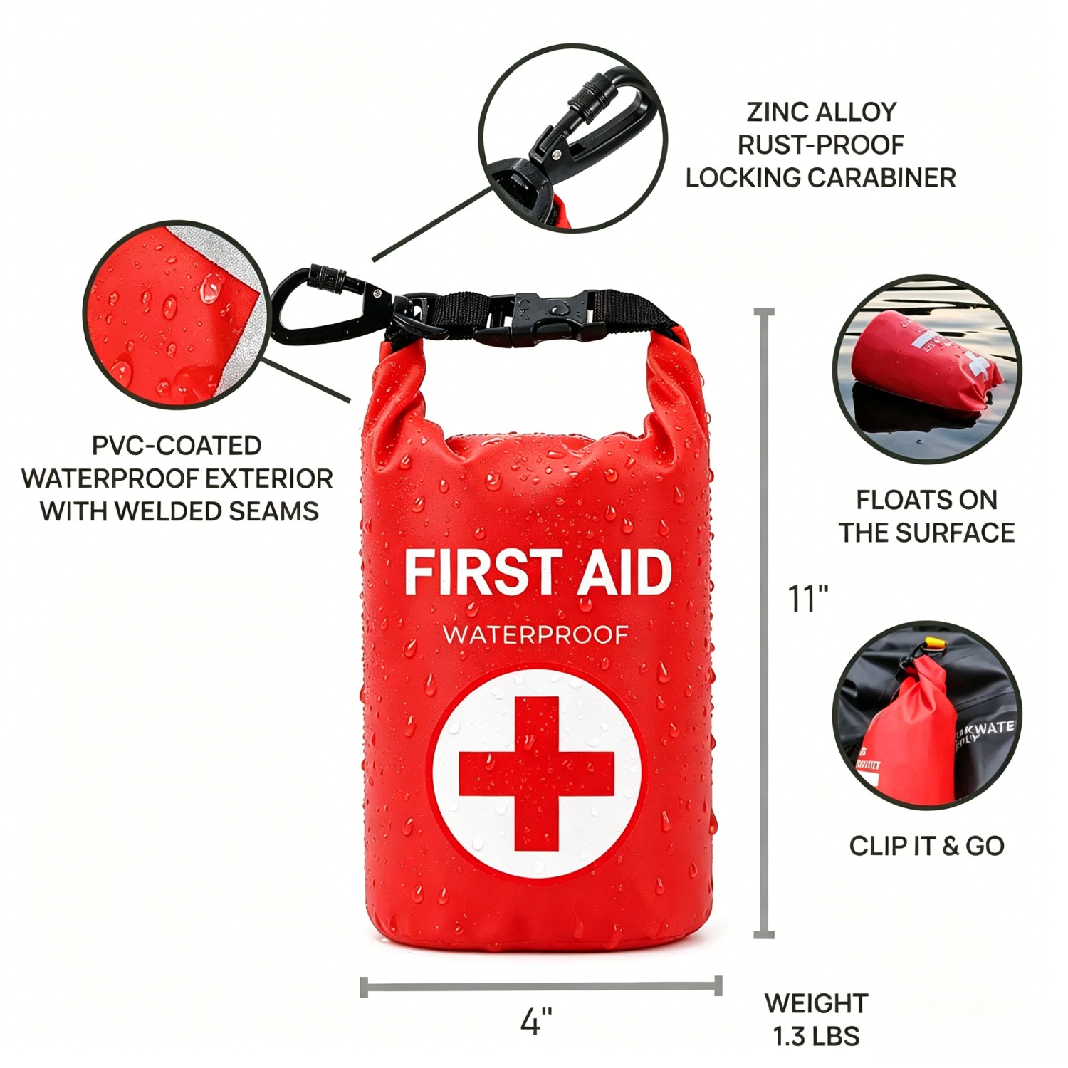 2L Waterproof First Aid Bag Ro - Bivy Bag Emergency incelemesi ve fiyatı