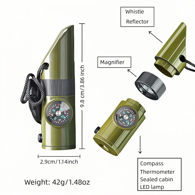 3-in-1 Emergency Whistles with - Emergency Whistle Loud incelemesi ve fiyatı