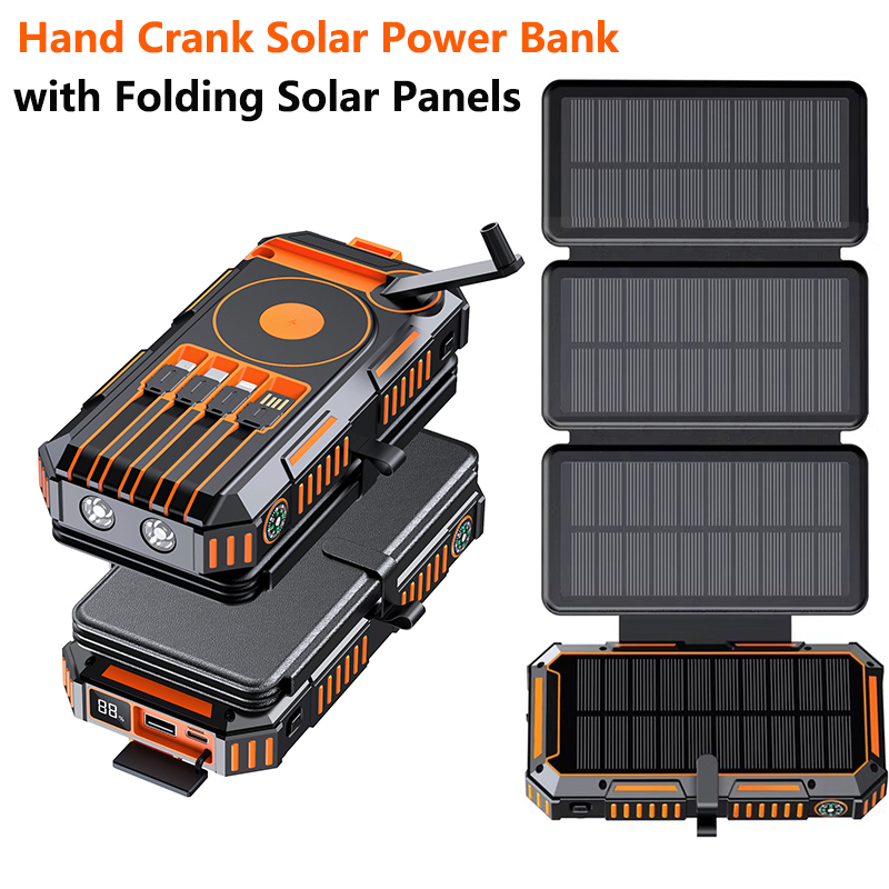 20000mAh Hand Crank Solar Powe - Solar Emergency Charger incelemesi ve fiyatı