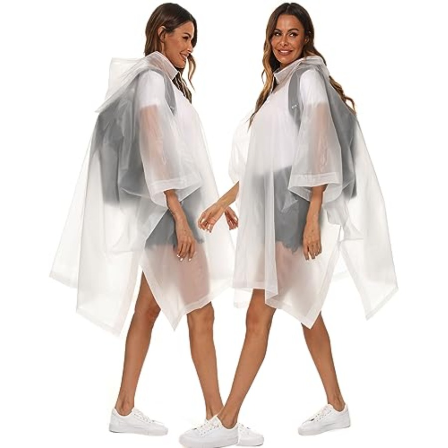 2 Pack Rain Ponchos for Adults - Emergency Poncho Rain incelemesi ve fiyatı
