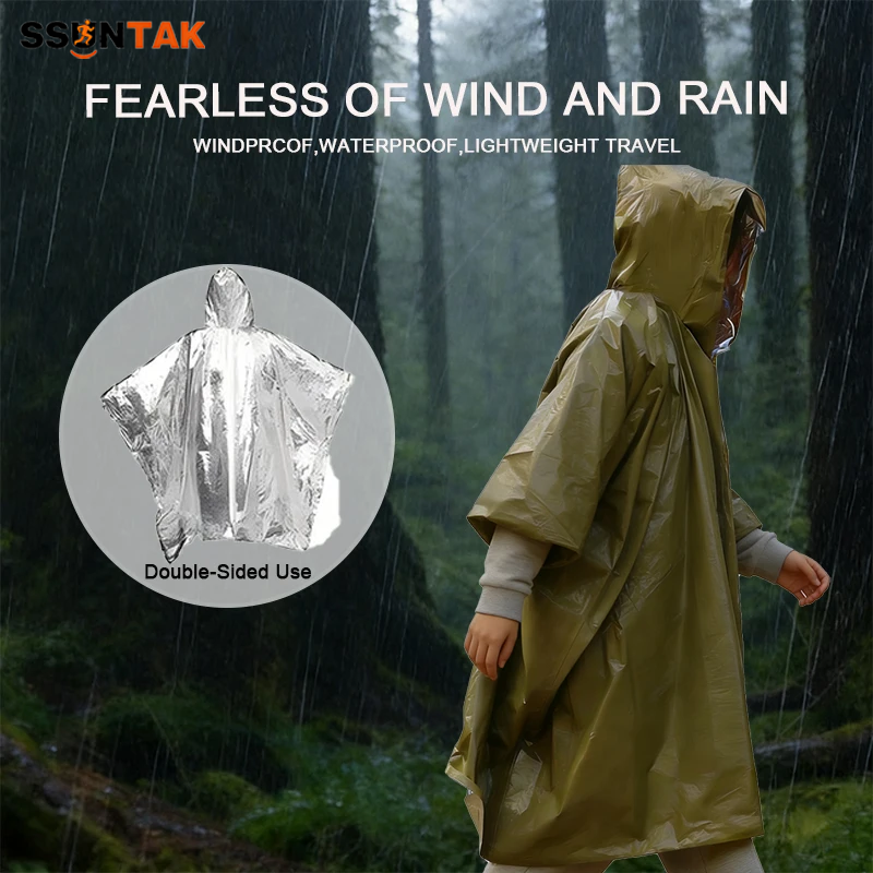 SSUNTAK Emergency Survival Rai - Emergency Poncho Rain incelemesi ve fiyatı