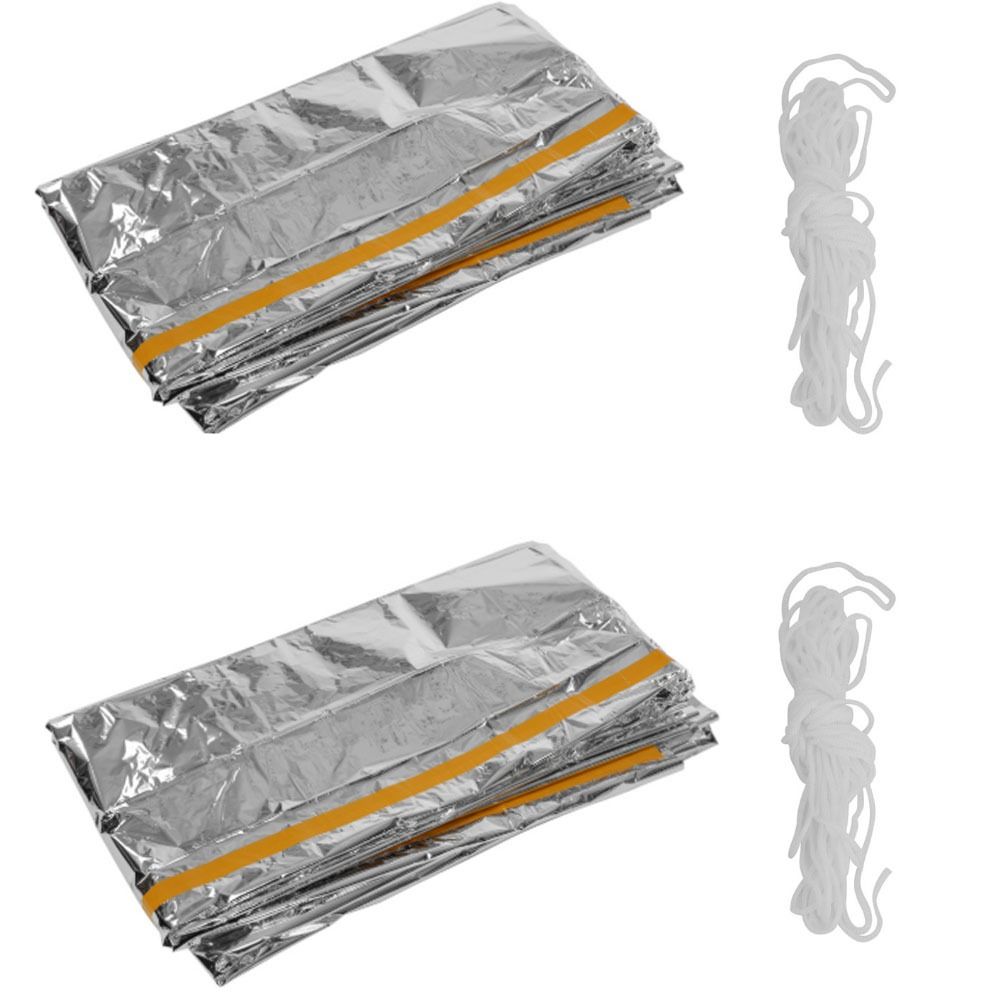 2 Pcs Durable Reflective Emerg - Survival Blanket Reflective incelemesi ve fiyatı