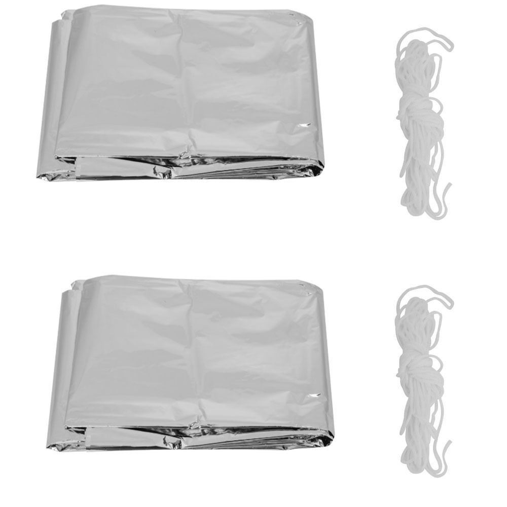 2 Pcs Durable Reflective Emerg - Survival Blanket Reflective incelemesi ve fiyatı