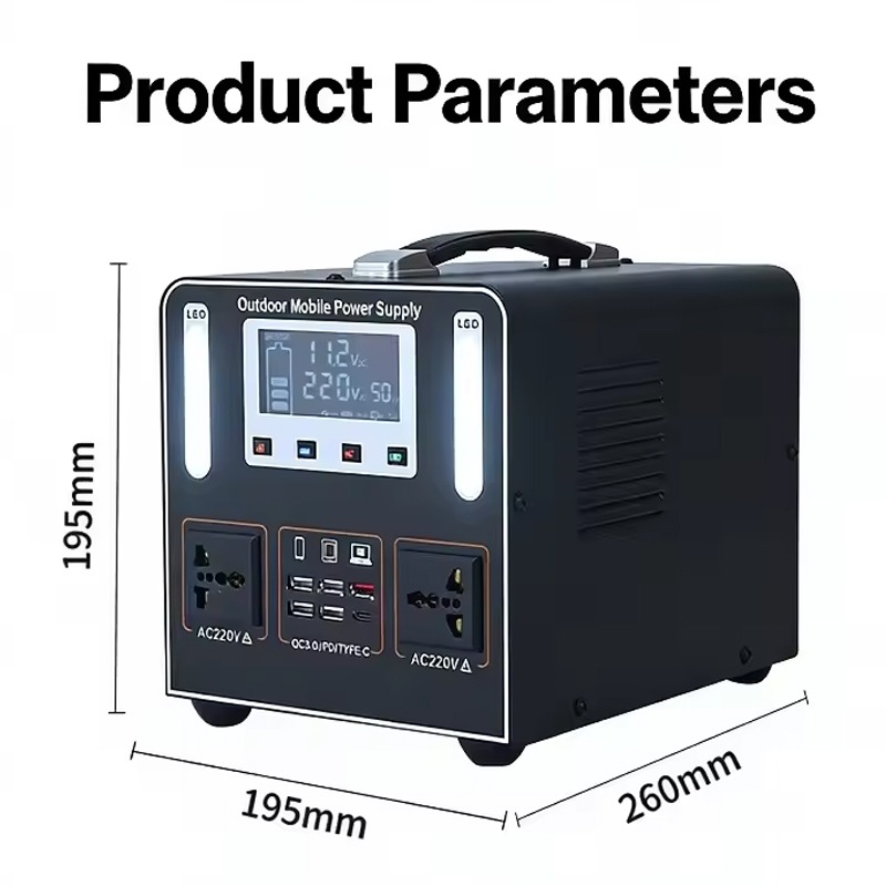 220V LiFePO4 Portable Power St - Solar Emergency Charger incelemesi ve fiyatı