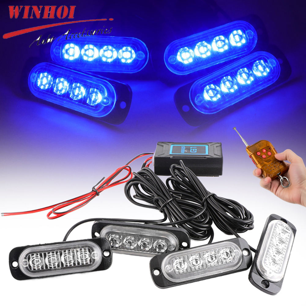 Wireless Grille Police Lights  - Sos Light Strobe incelemesi ve fiyatı