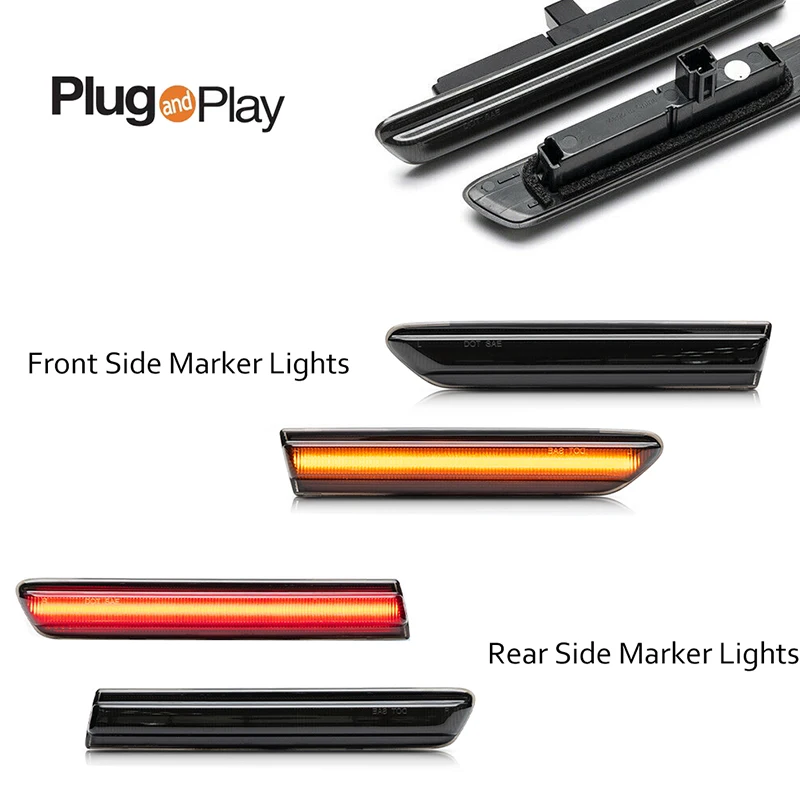 For Acura TL Car LED Front Rea - Signal Flare Kit incelemesi ve fiyatı