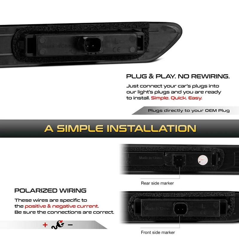 For Acura TL Car LED Front Rea - Signal Flare Kit incelemesi ve fiyatı