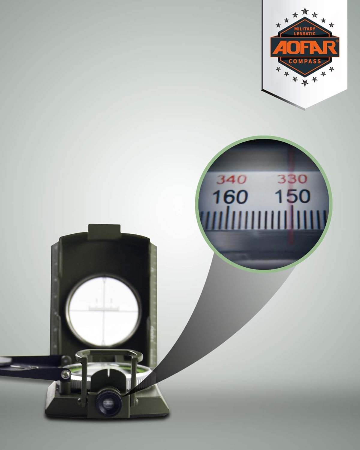 Military Compass for Hiking, L - Compass Lensatic incelemesi ve fiyatı