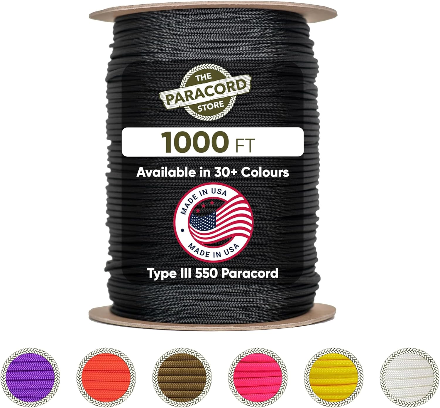 Type III 550 Paracord 1000 FT  - Para Cord 1000Ft incelemesi ve fiyatı