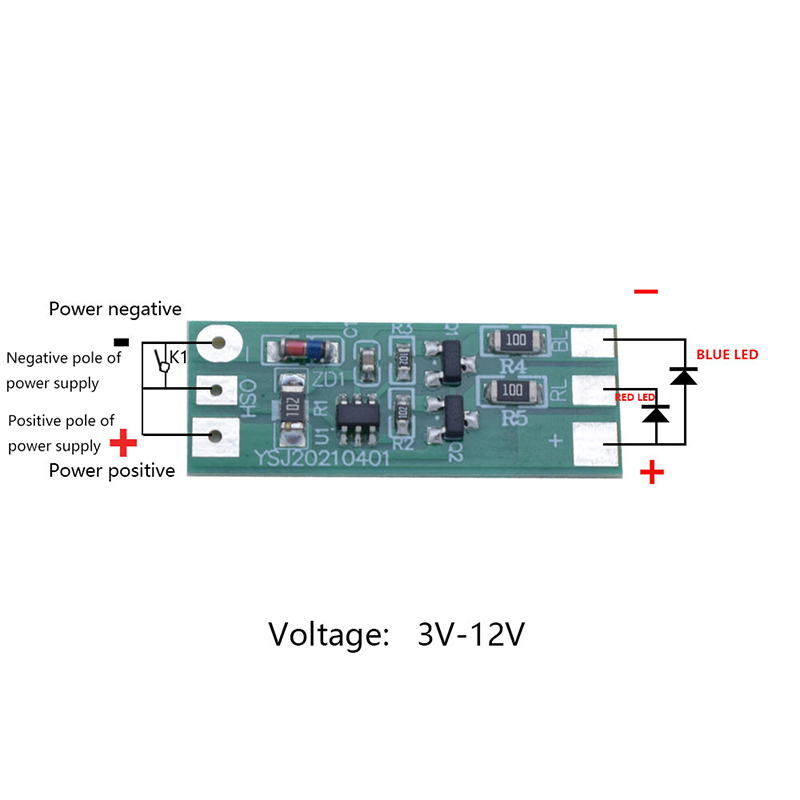 3-12V Flashing LED Light Modul - Sos Light Strobe incelemesi ve fiyatı