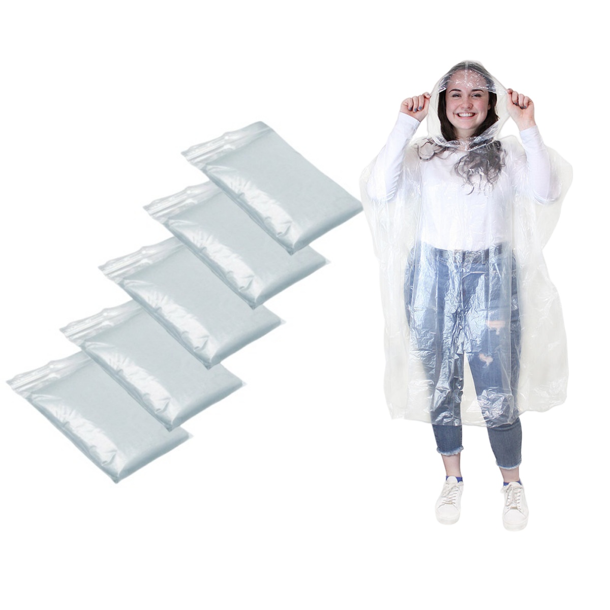12Pcs Disposable Waterproof Ra - Emergency Poncho Rain incelemesi ve fiyatı