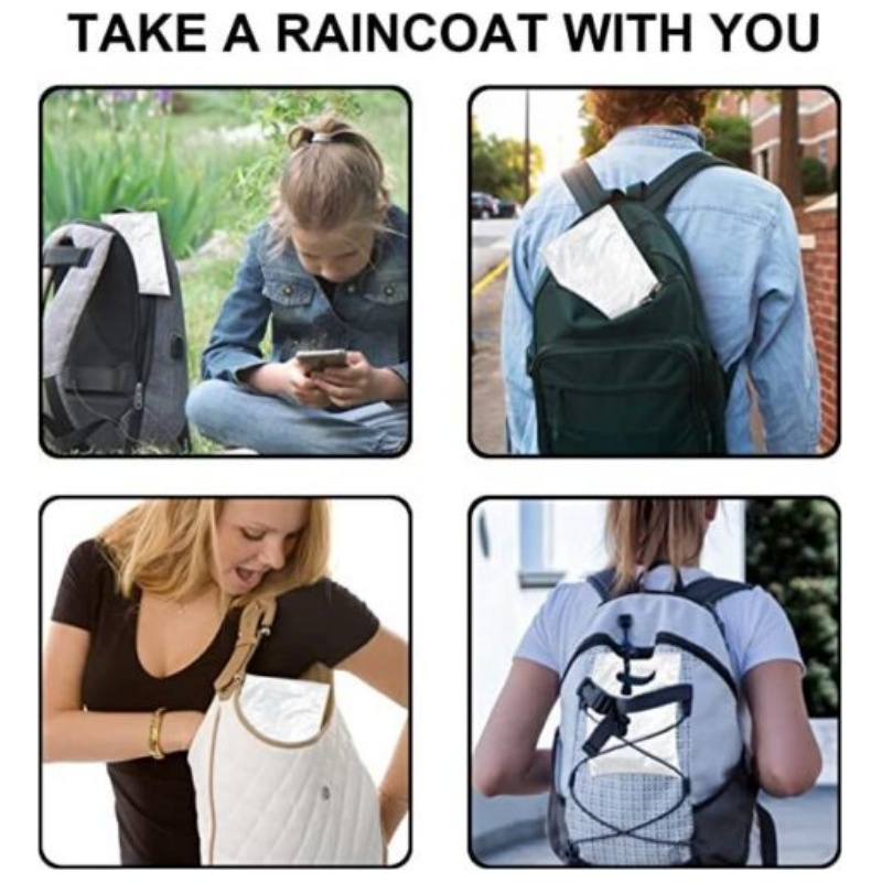 12Pcs Disposable Waterproof Ra - Emergency Poncho Rain incelemesi ve fiyatı