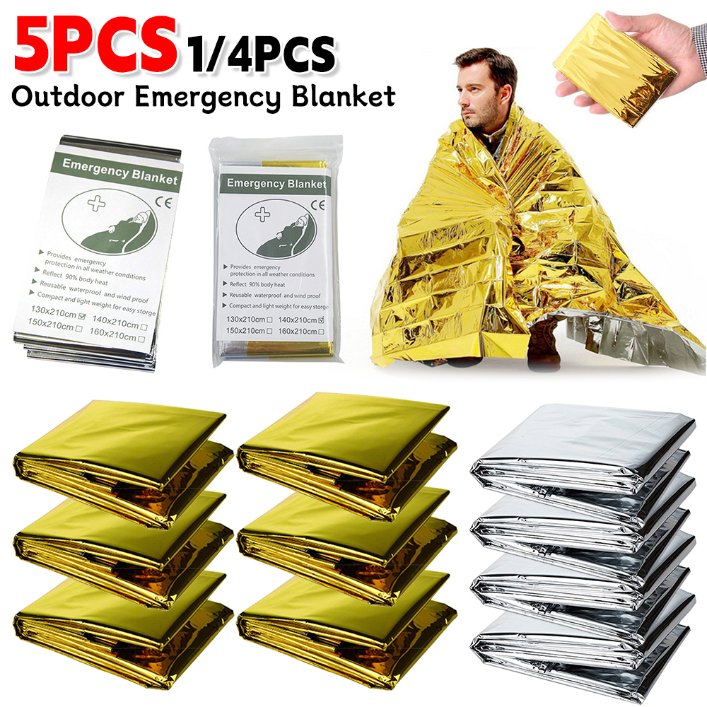 5Pcs Outdoor Emergency Blanket - Bivy Bag Emergency incelemesi ve fiyatı