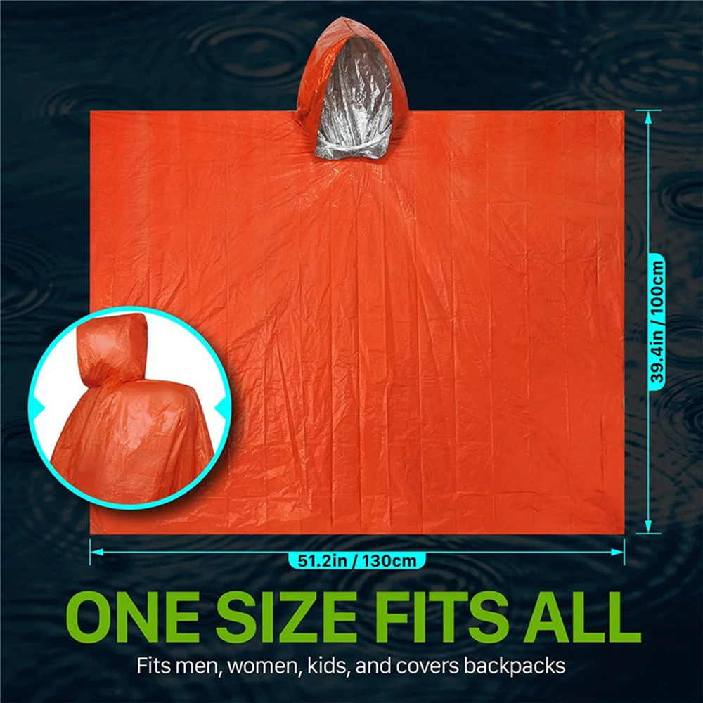 LIFE Emergency Survival Poncho - Survival Blanket Reflective incelemesi ve fiyatı