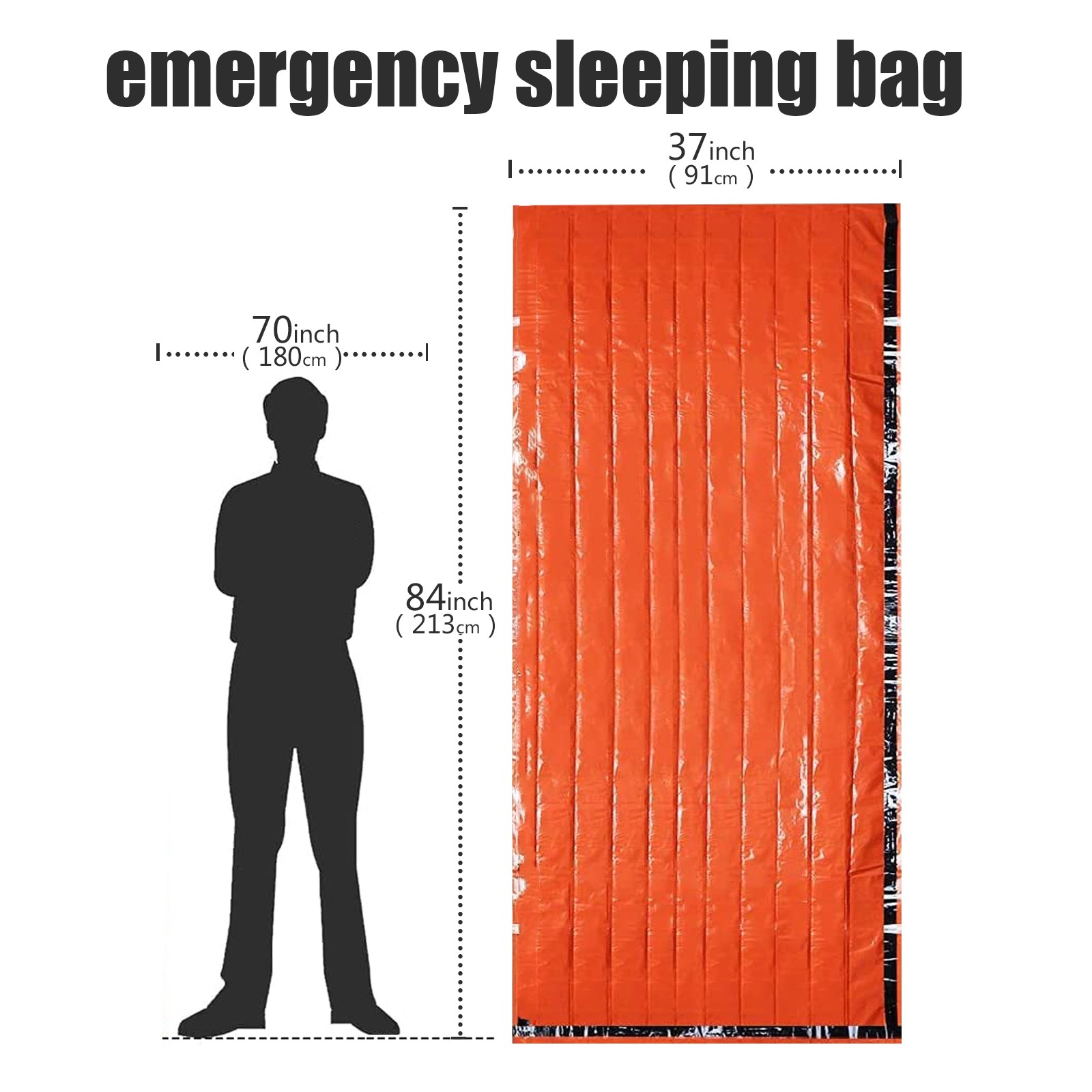 Emergency Sleeping Bag, Mylar  - Emergency Mylar Tent incelemesi ve fiyatı