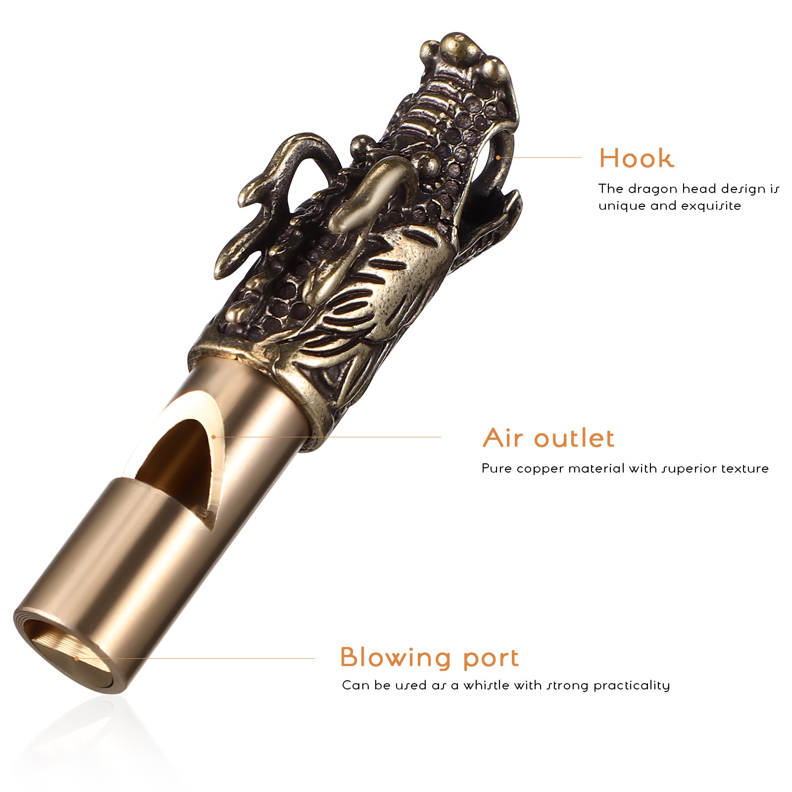 3Pcs Chinese Dragon Whistles B - Emergency Whistle Loud incelemesi ve fiyatı